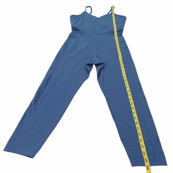 Old Navy Active Powerchill Cami Bodysuit 7/8 Built-In Bra Womens XL Blue - Picture 8 of 12